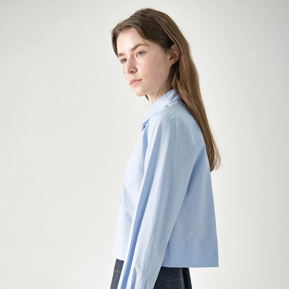 crop shirt_blue