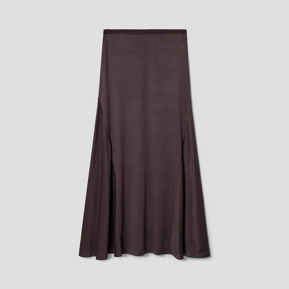 Gabrielle ALine Long Skirt Brown (AG4727C01D)