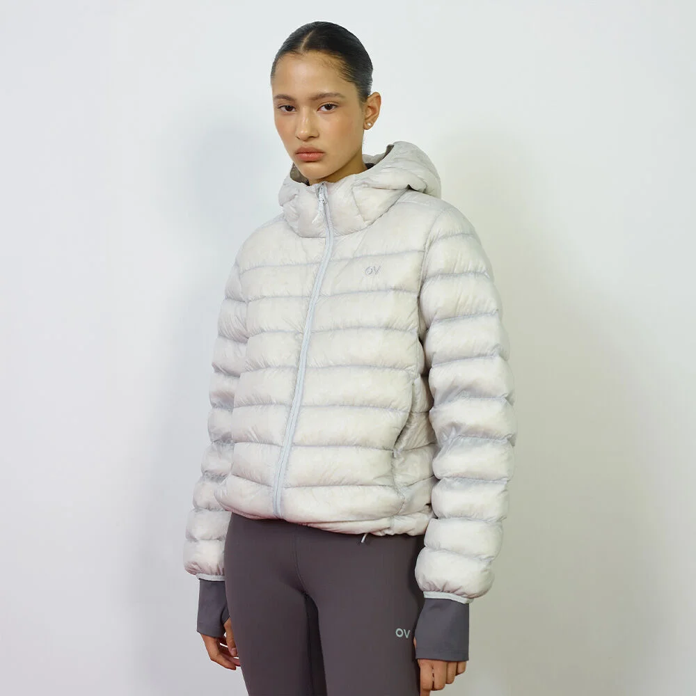 Technol-OV ULTRA LIGHTWEIGHT DOWN JACKET (LIGHT GRAY)