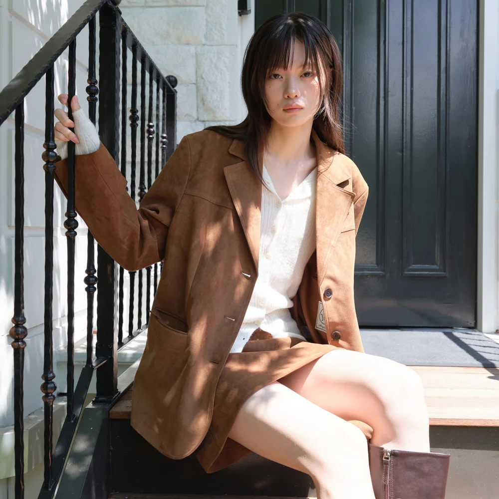 SUEDE OVER JACKET_BROWN