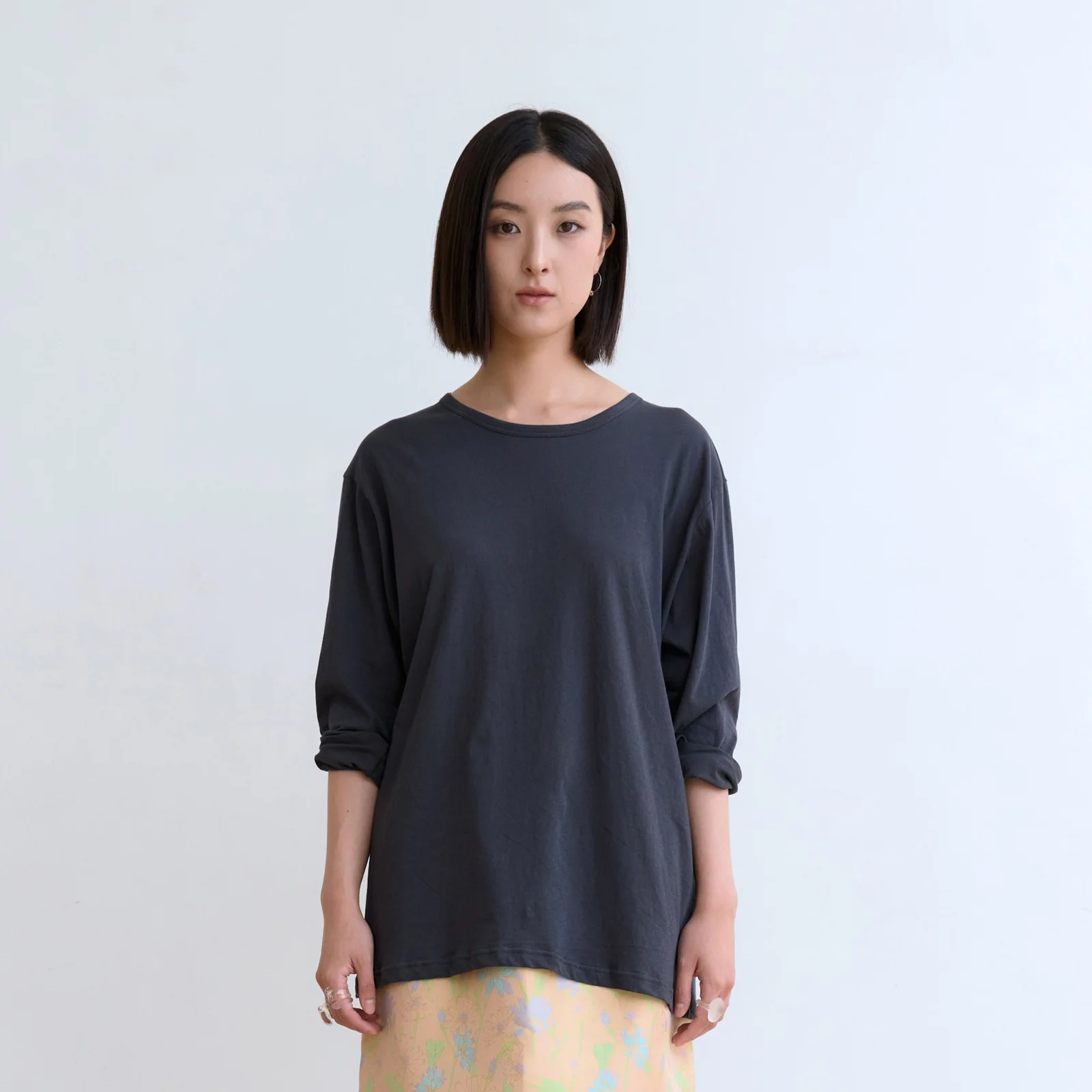 DRY LONG SLEEVE TOP (GRAY)