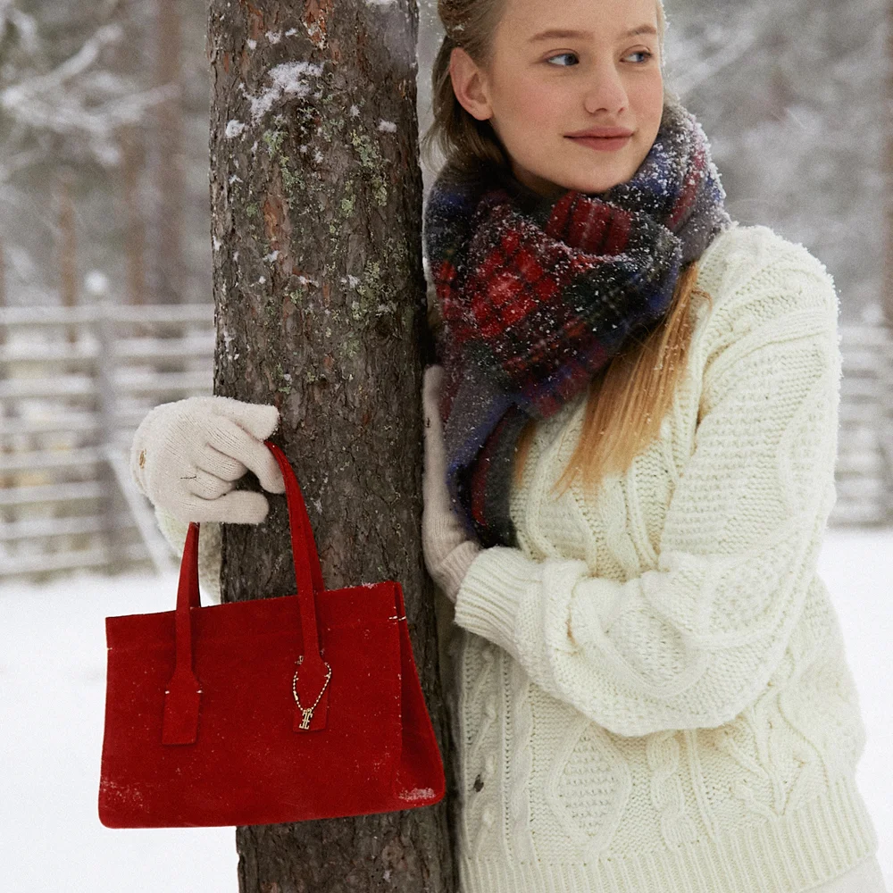 TORTE BAG-SUEDE (RED)