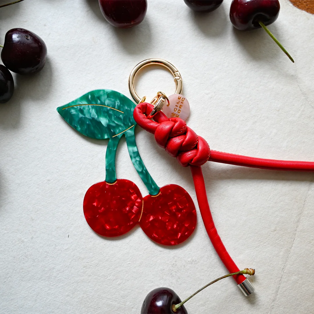 CHERRY BAG CHARM 櫻桃 袋 吊飾