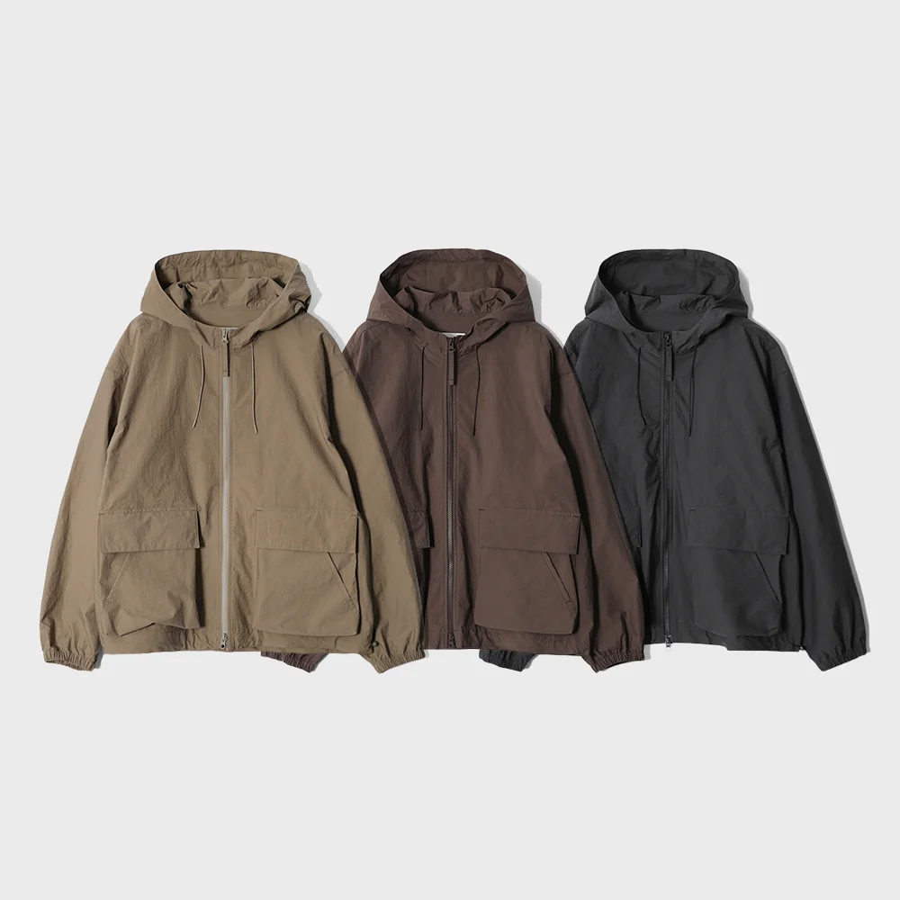 Breeze Cotton hood Jacket 3 colors