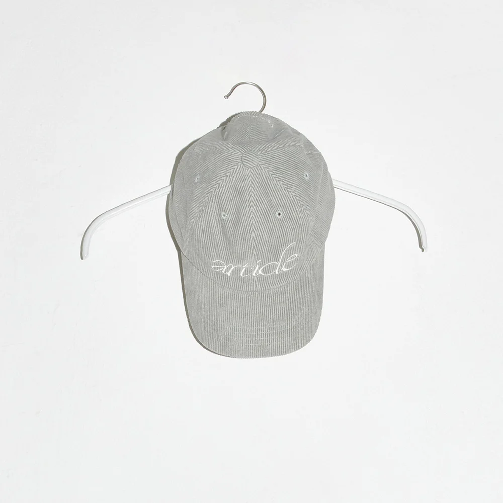 ARTICLE CORDUROY CAMP CAP - GREY