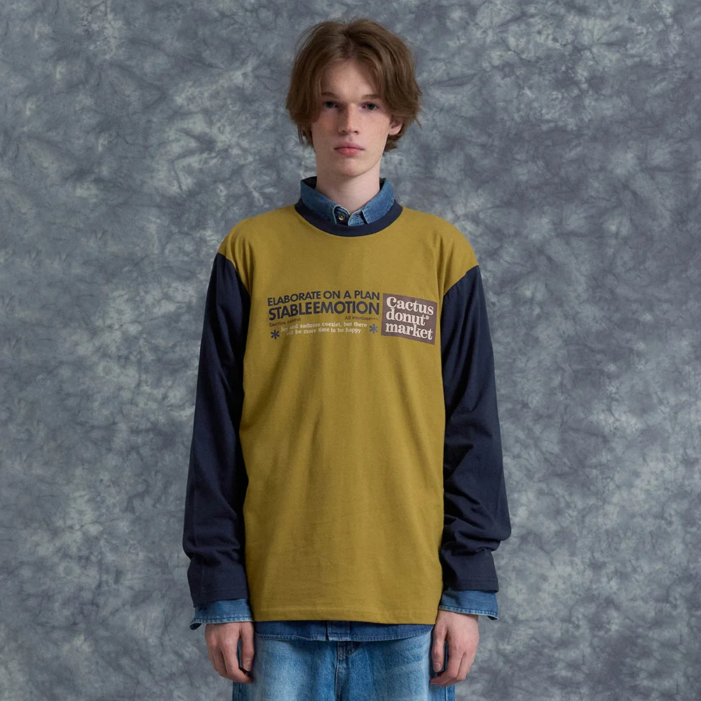 EMOTION LS TEE - MUSTARD