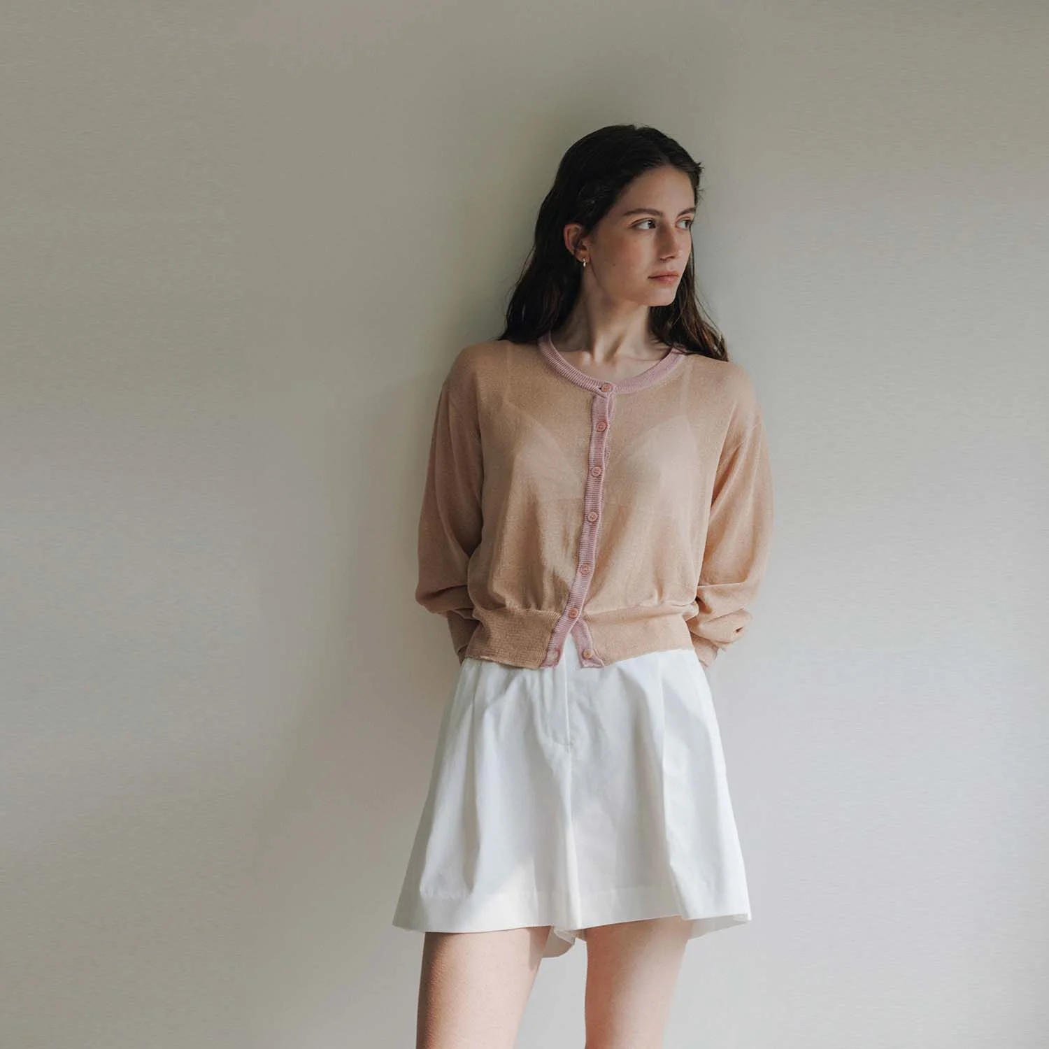 Banding Half Shorts(White)