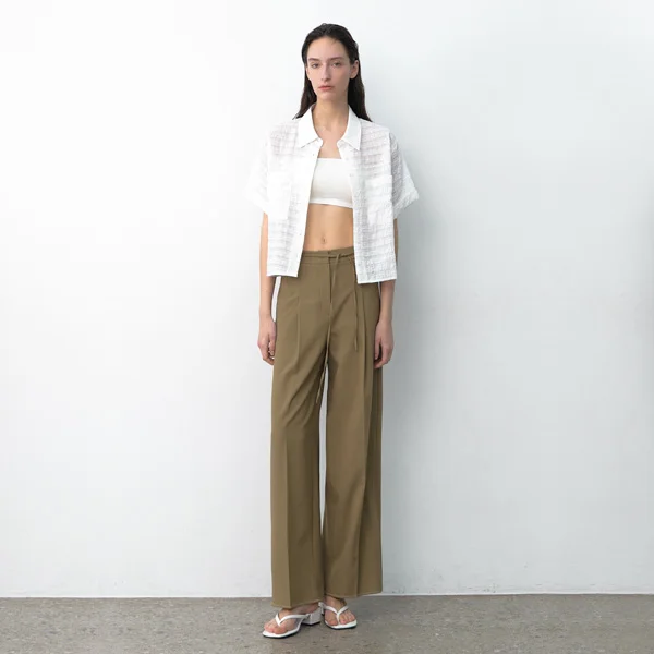 ESSENTIAL COLOR STITCH PANTS S(PT-5663)_2Colors
