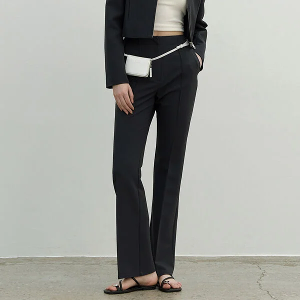 MORE SET-UP SEMI BOOTCUT PANTS(PT-5504)
