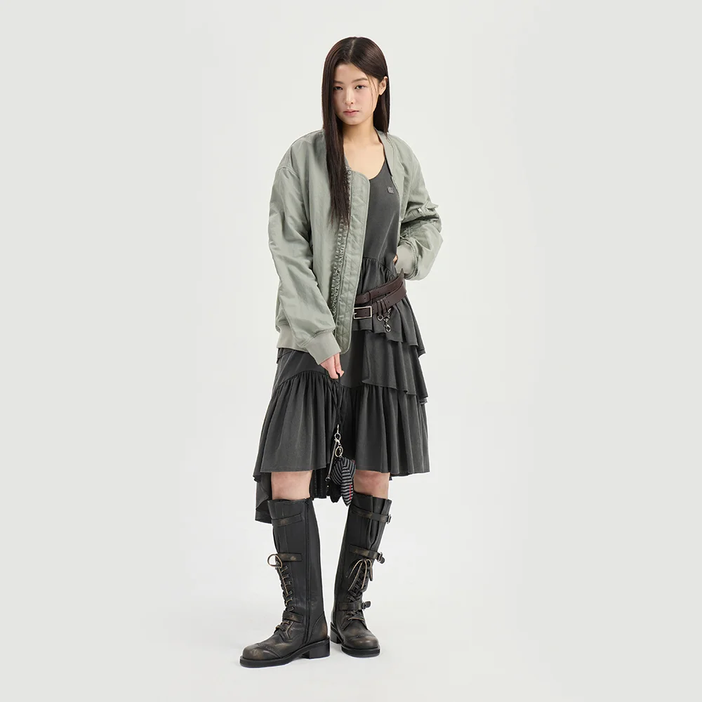 Chouetties by LUCKY CHOUETTE Frill Air Jumper (khaki) LAUAX26310KHX