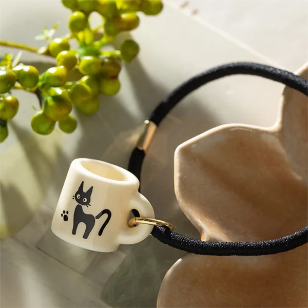 髮圈(Jiji 白色馬克杯) 髮圈