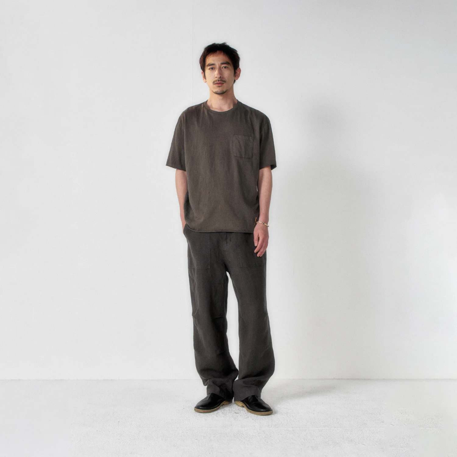 Linen Parachute Pants_Vintage Charcoal