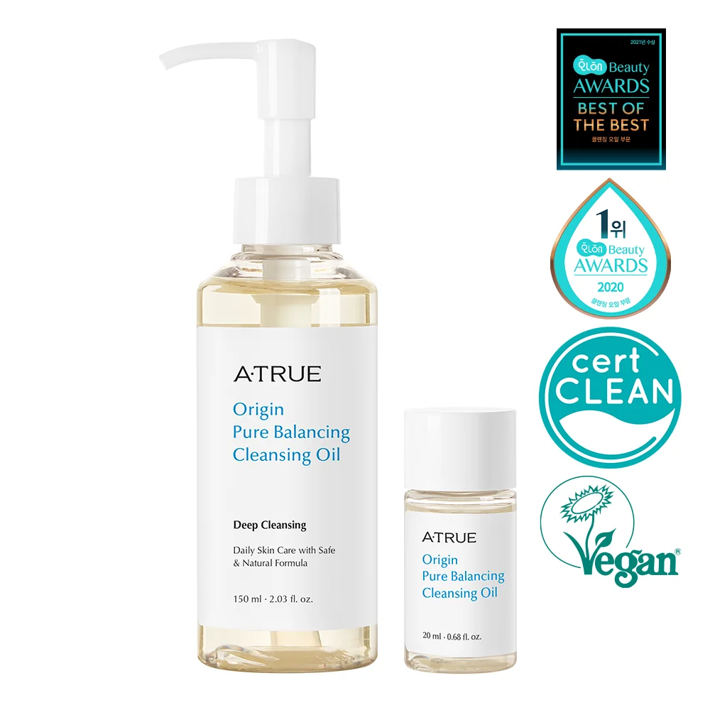 A:TRUE 純 平衡 潔面 油 150ml 套裝