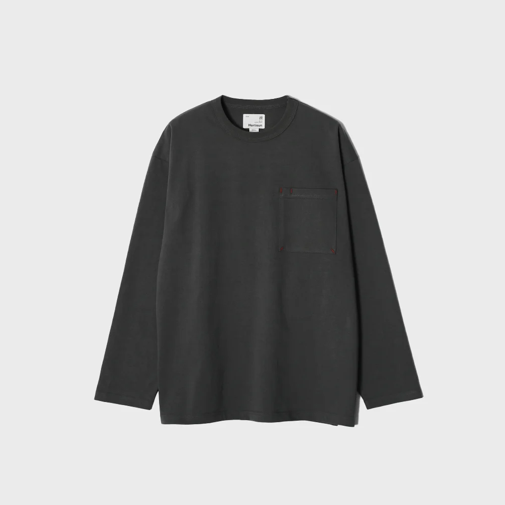 Lawrence Long Sleeve T-shirt Charcoal