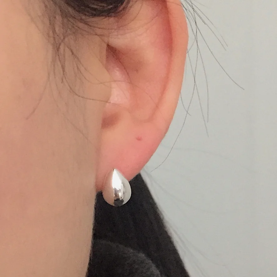 silver925 water curve earrings_2 Colors