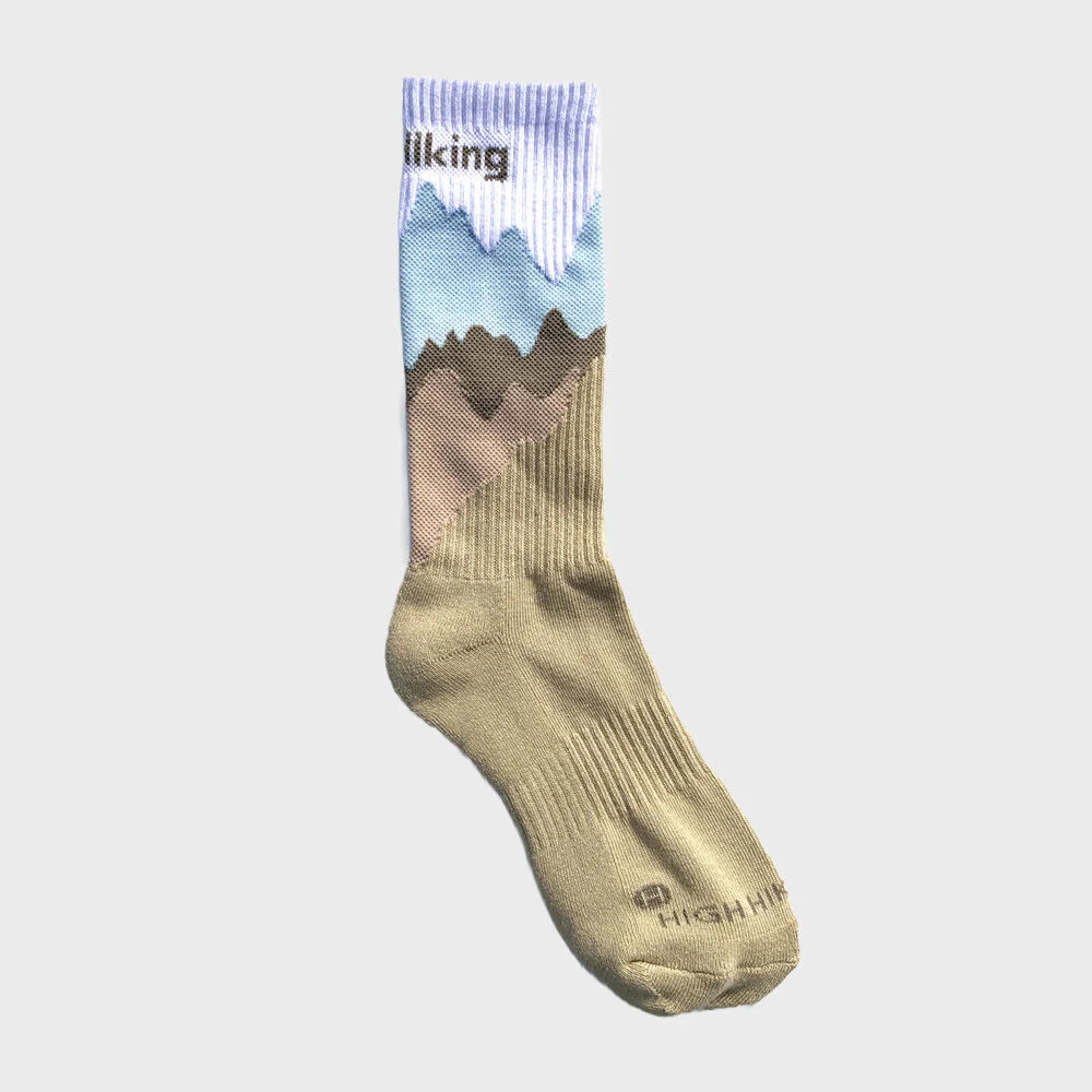 HIGH HIKING SPORTS SOCKS MT04 (SAHARA/ BEIGE)