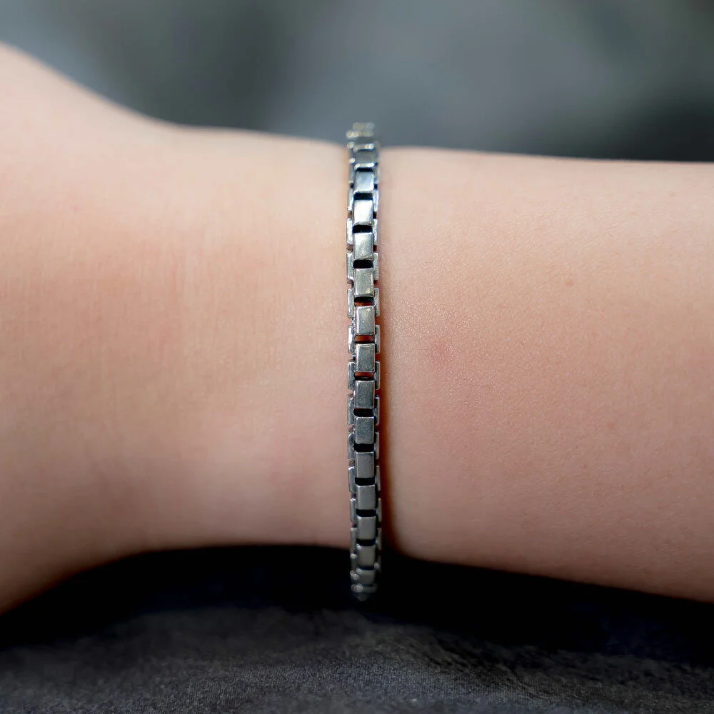 HR 120B_Silver Bangle Bracelet (Silver 925)