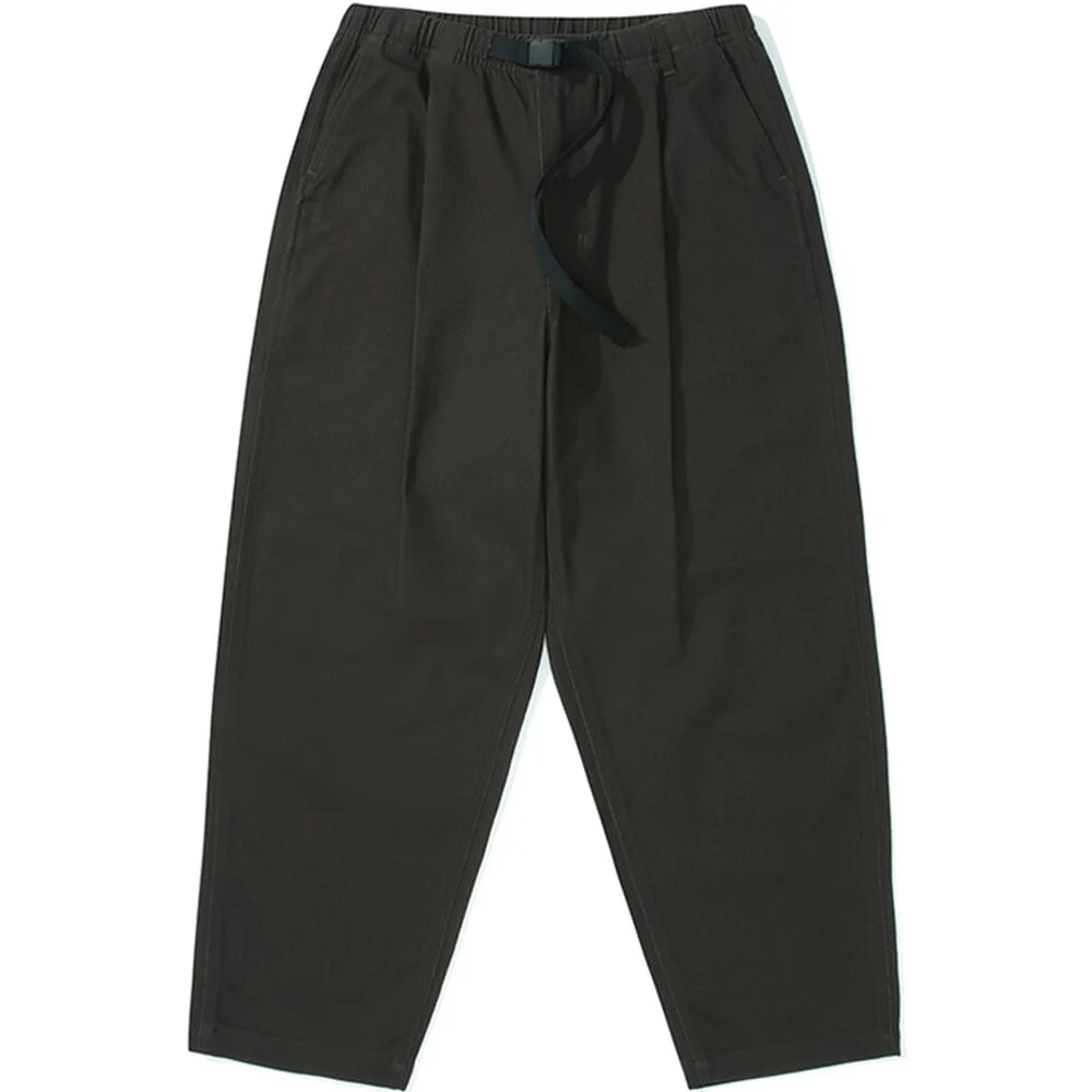 M-LABEL LOOSE-FIT BELTED PANTS 岩灰黑