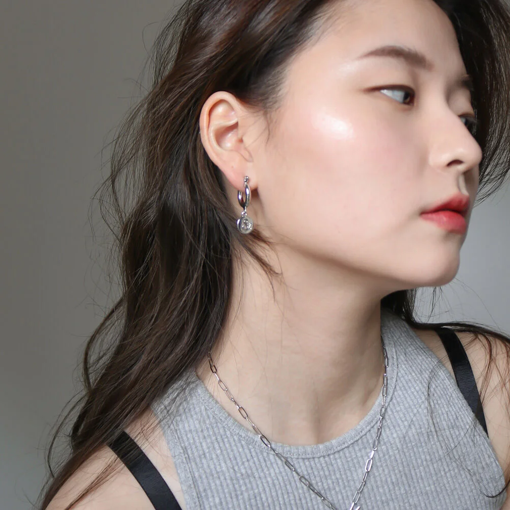 & basic earring (2colors)