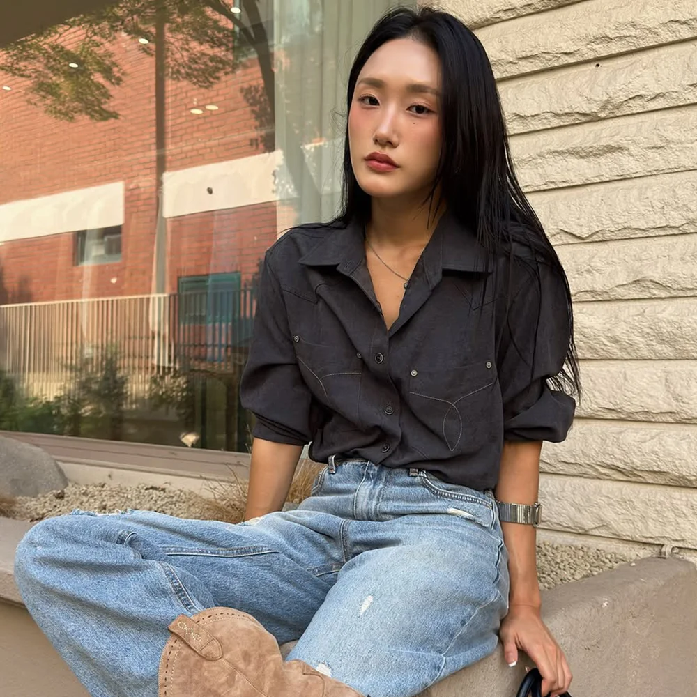 ARIZONA SHIRT_CHARCOAL
