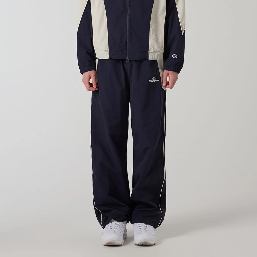 運動 標誌 撞色 運動 褲子 Navy