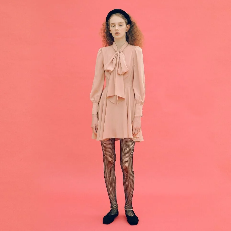 tie mini flare dress SWOPKI2000