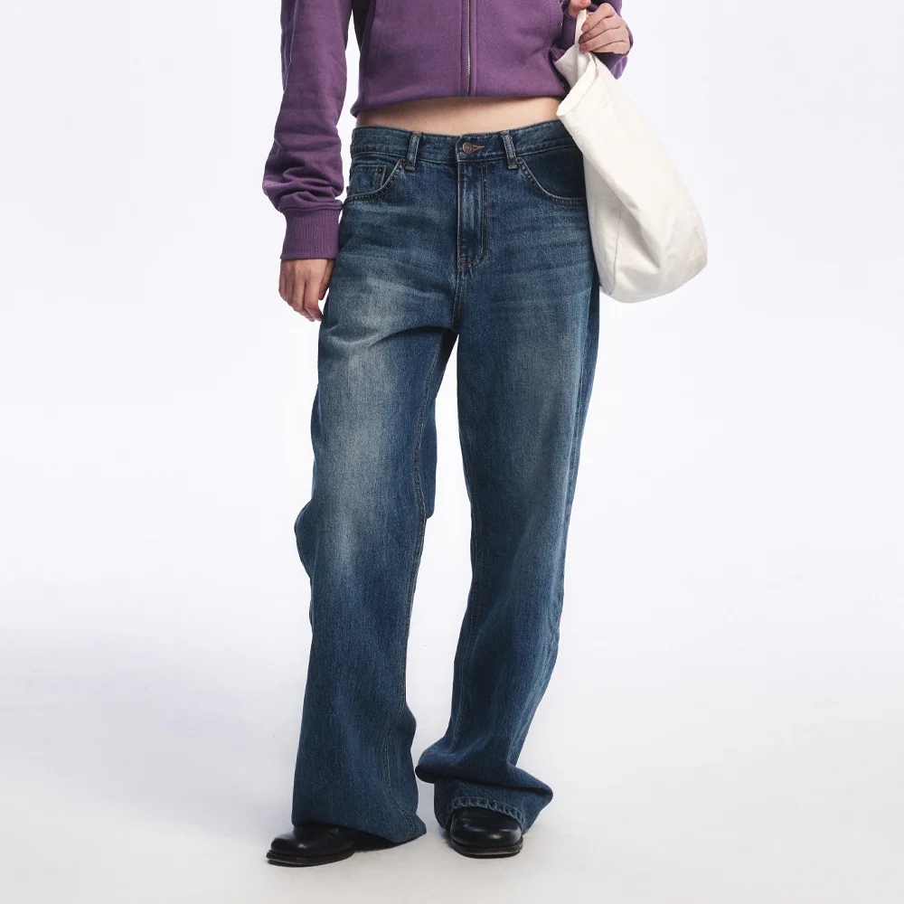 POCKET WIDE-LEG JEANS_BLUE