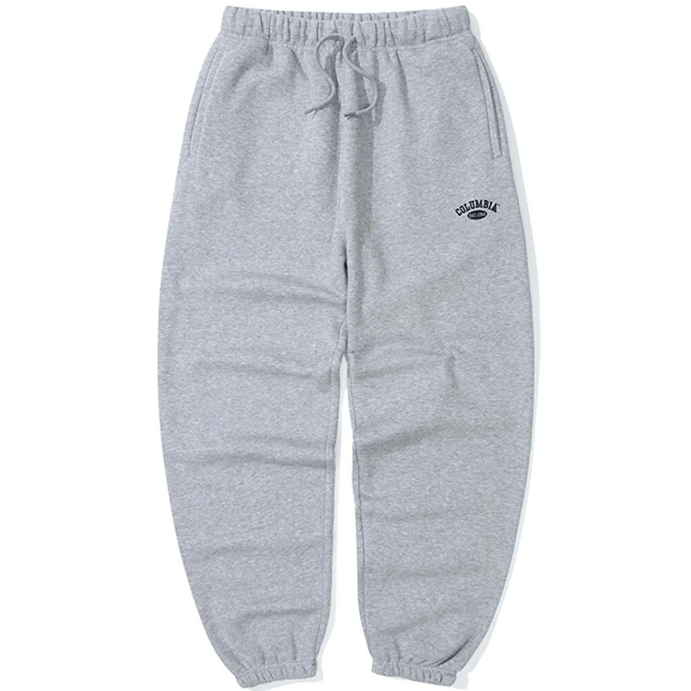 CU ARCH LOGO REGULAR-FIT FLEECE JOGGER PANTS M灰色