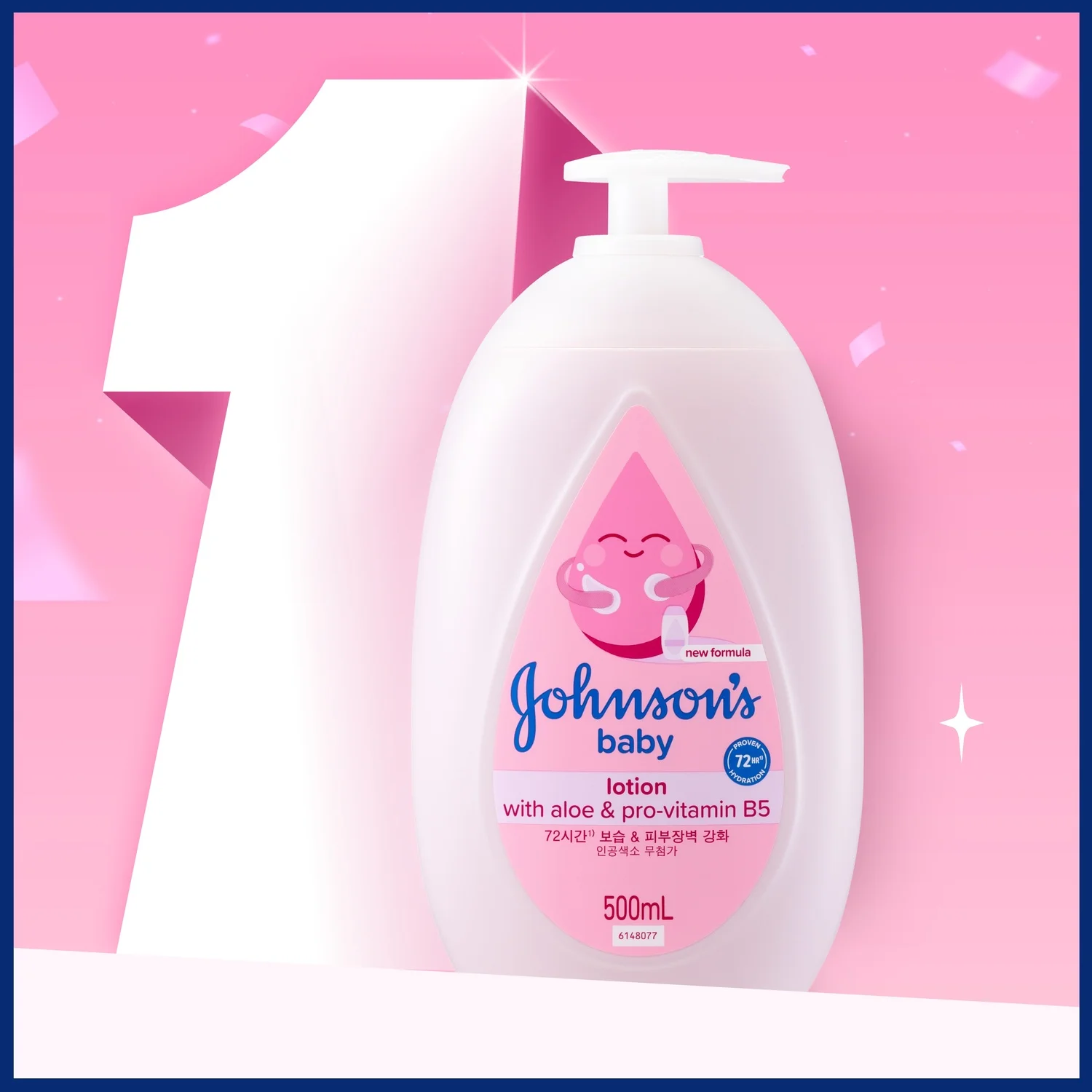 Johnson's Baby 粉紅潤膚露 500ml (嬰兒香乳液)