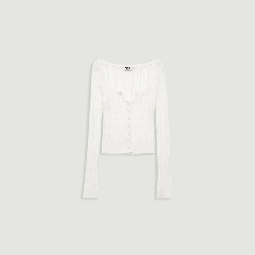 NADINE CARDIGAN (WHITE)