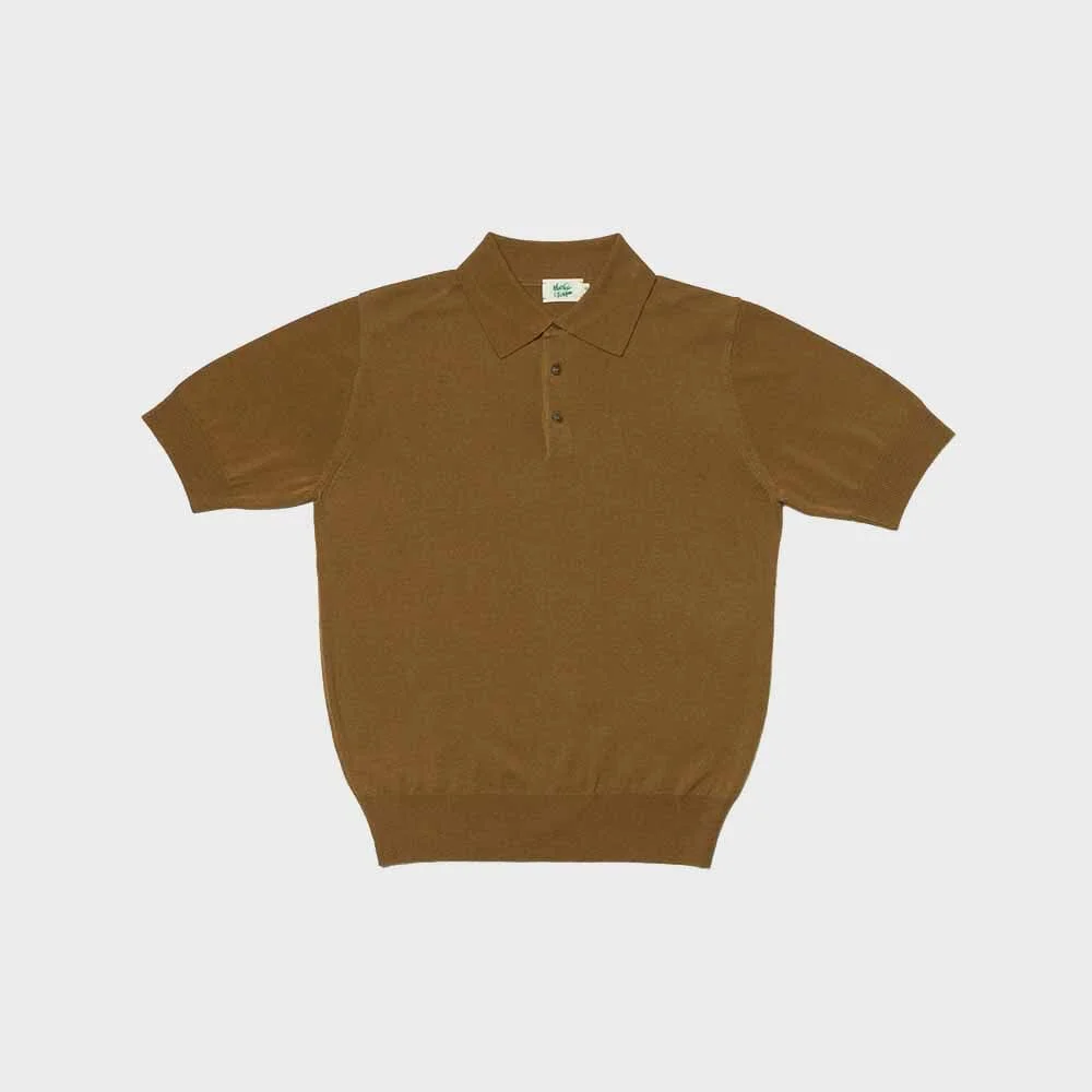 Maniac Golf 針織衫 Polo衫_ Golf Knitted Polo BROWN BEIGE