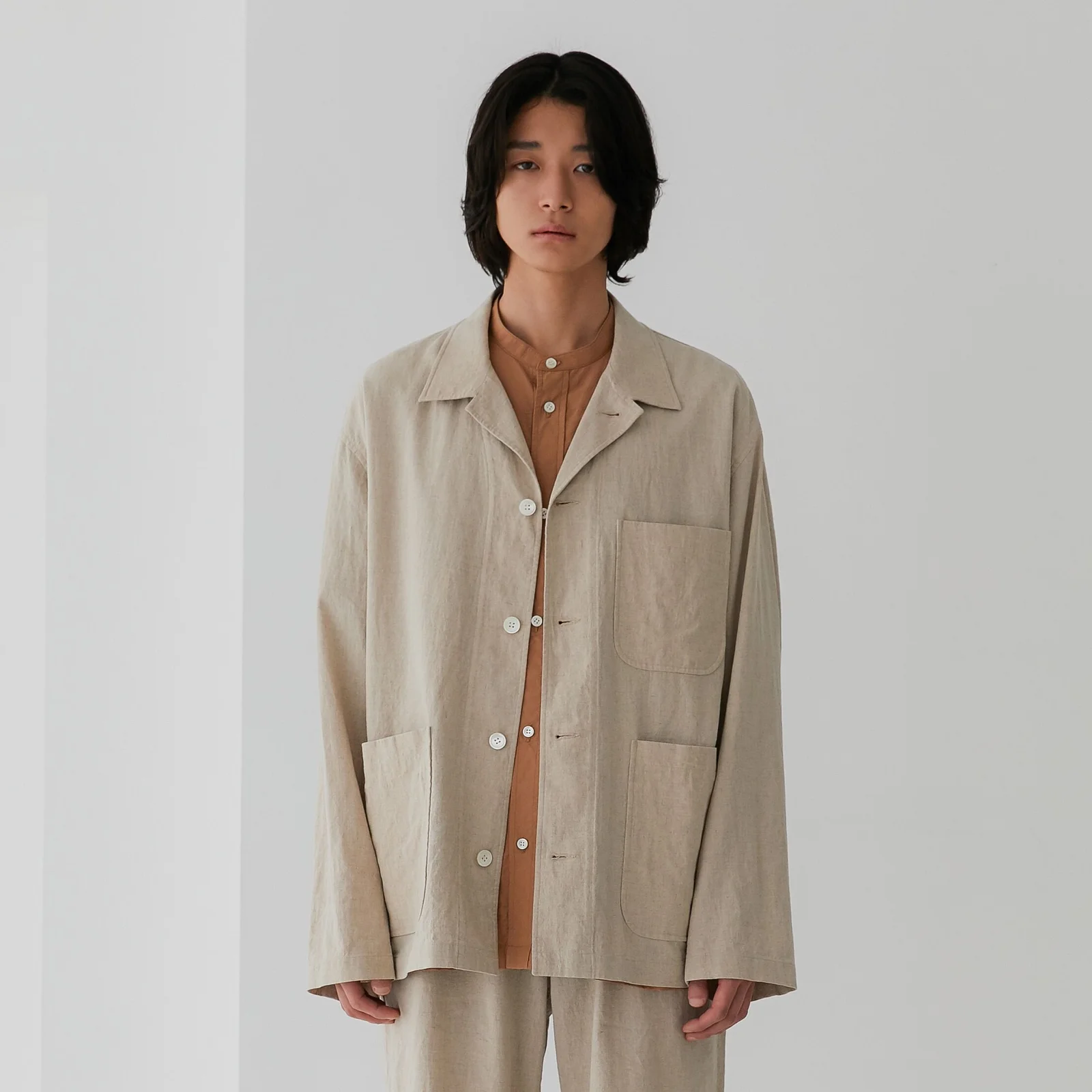 RIPLEY LINEN JACKET (IVORY)