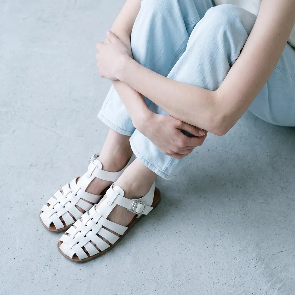 EO2645 Weave sandal(2Color)