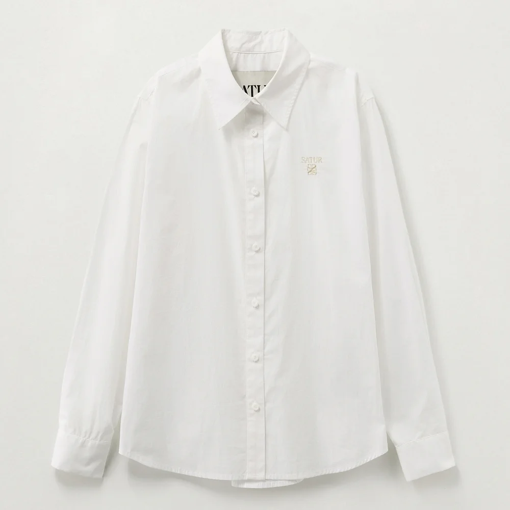 (W) Lauren Apero 經典 襯衫 白色