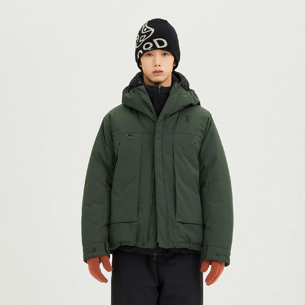 Urbane D7 連帽衫 Down 外套 (D.KHAKI)