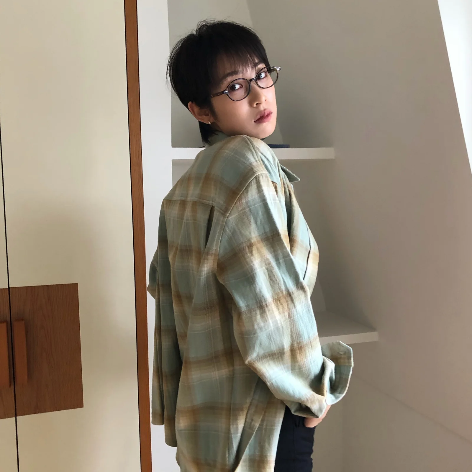 COTTON SHIRT by Ueyama Textile / GREEN