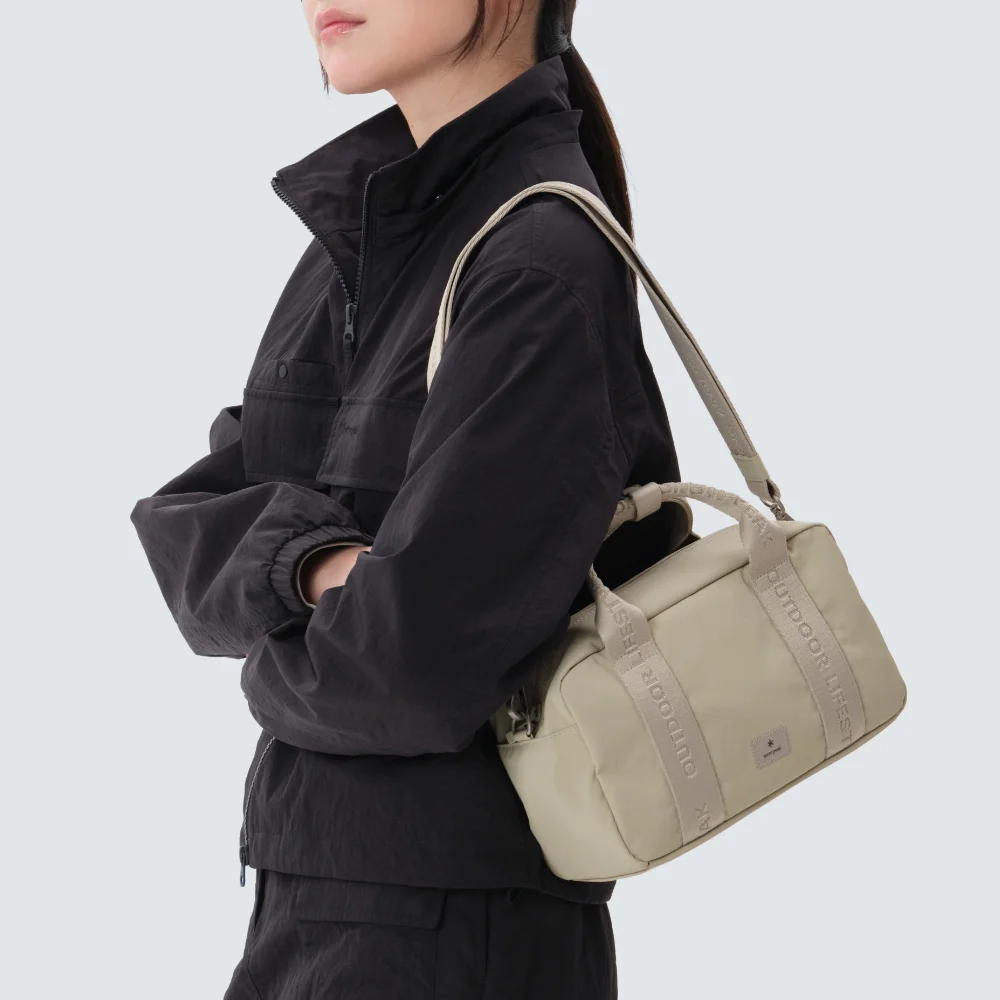Softwill 提花 小 保齡球袋 Light Beige (S25SWFCB28)