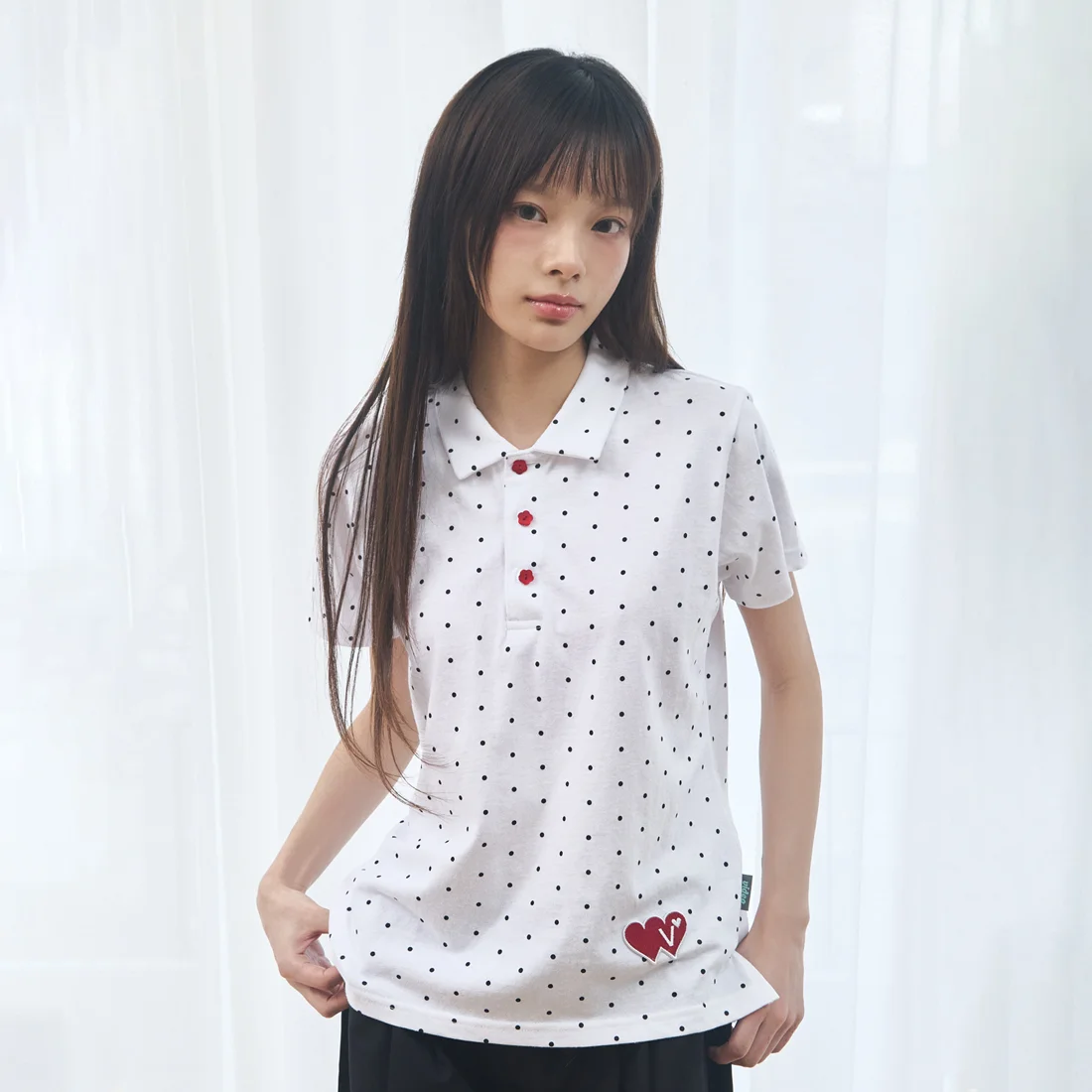 圓點 Polo T恤