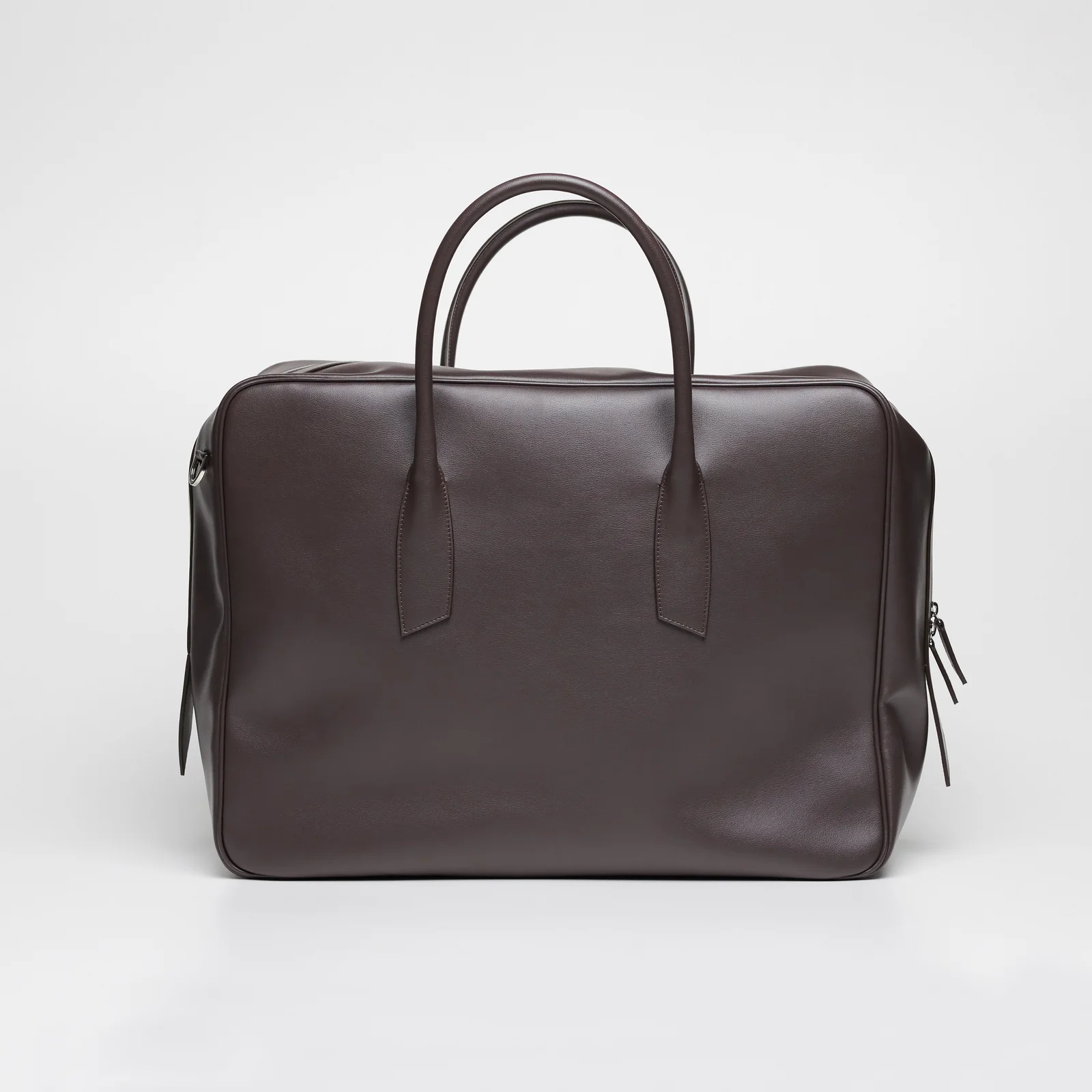 art canvas travel BAG - chocolate brown