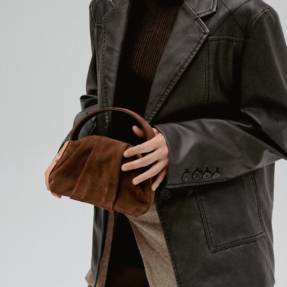 FANTINE BAG (SUEDE BROWN)