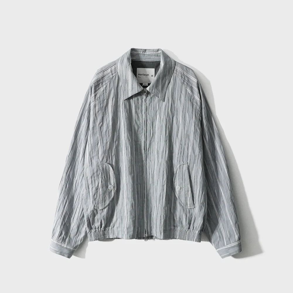 Visitor Dobby Stripe Jacket North Green