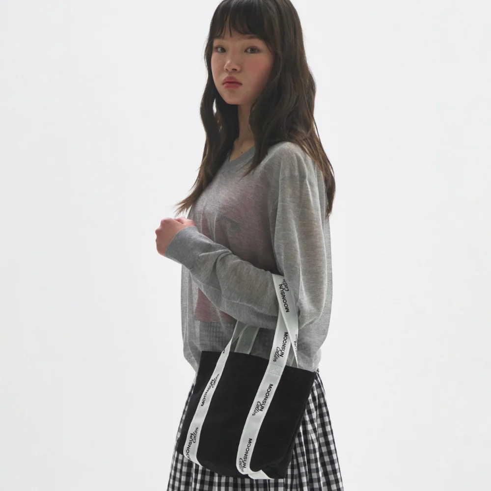 M.C Logo Webbing Mini Bag / BLACK