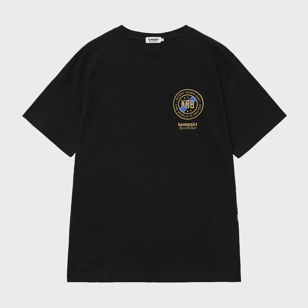 KRB Crest Logo T-shirt - Black