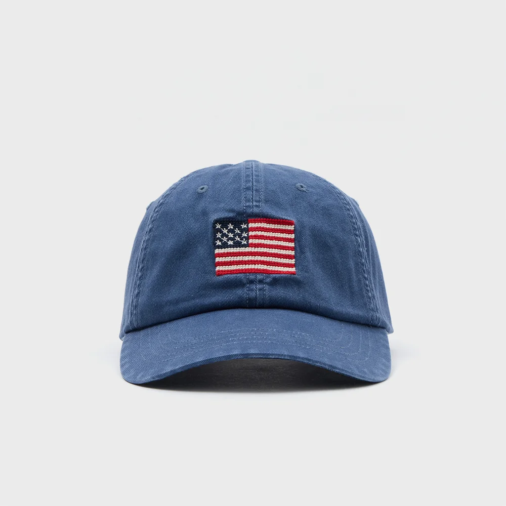 旗幟 刺繡 斜紋 BOL 帽 (NAVY-410)