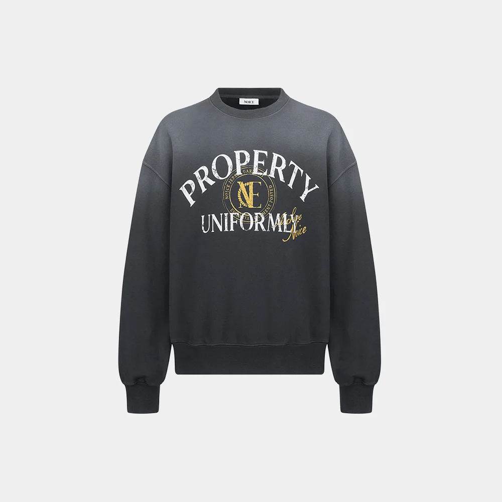 (M) PROPERTY EMBLEM SWEATSHIRT - DARK GRAY