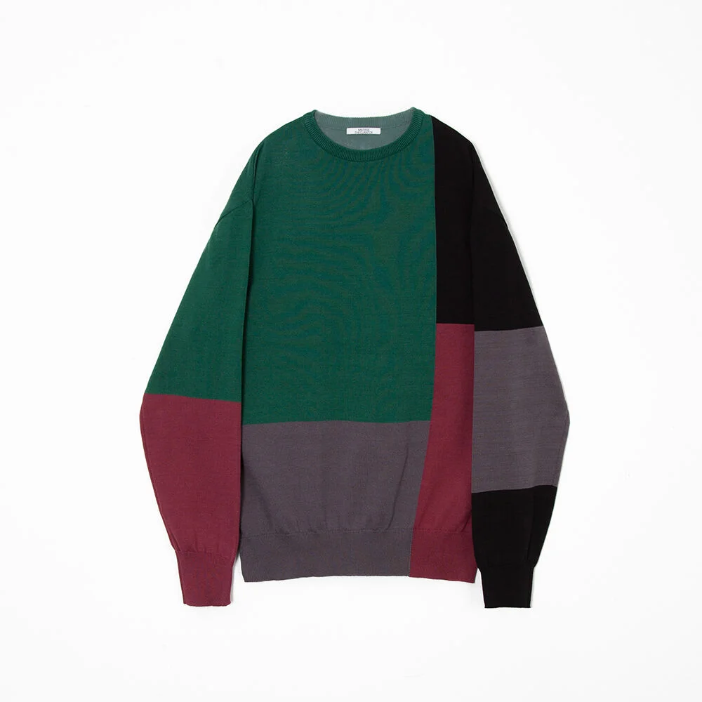 BLOCK KNIT GRAPHITE