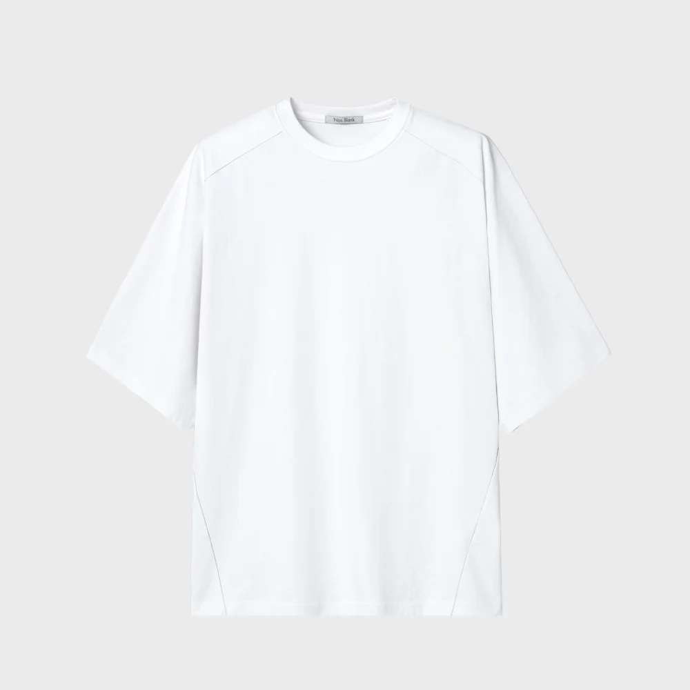 插肩 半 衣袖 T恤_WHITE / NE-TR025001-20
