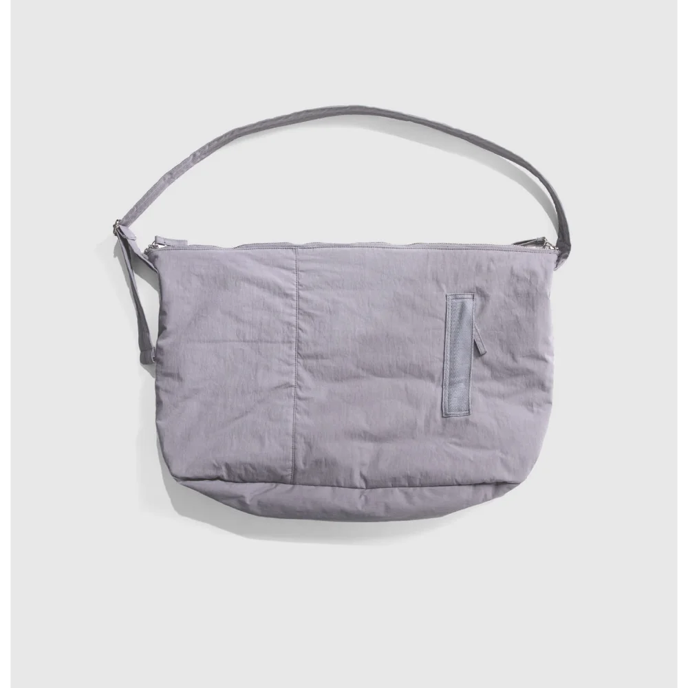 Padded Shoulder Bag (Light Grey)