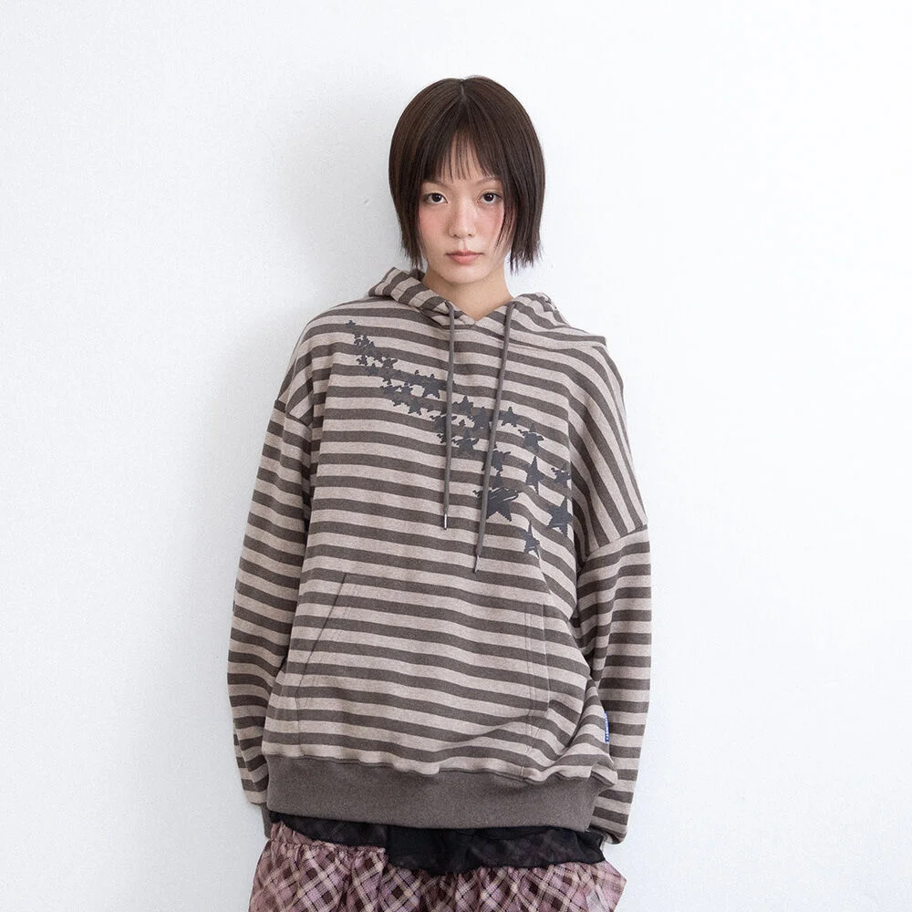 SHOOTING STAR ST HOODIE_BEIGE(IK2FFMM409A)