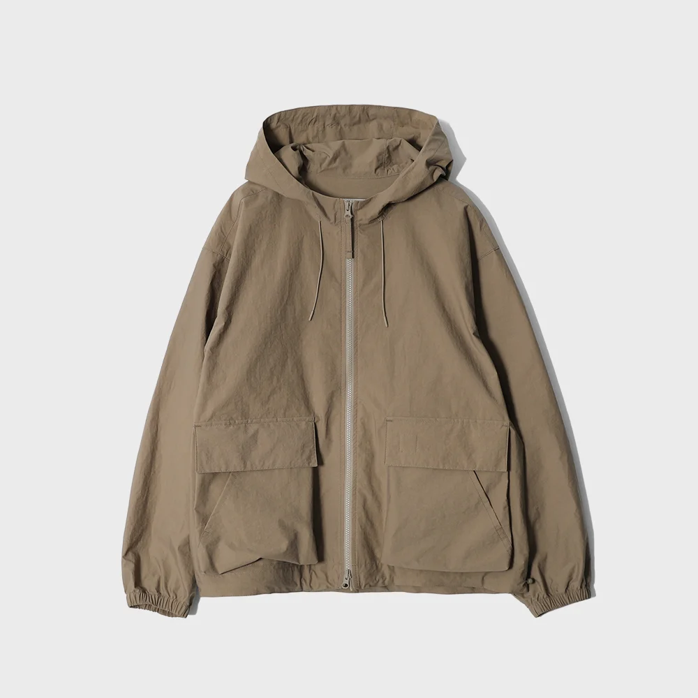 Breeze Cotton hood Jacket Mocha